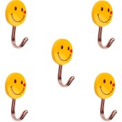 تصویر هوک آویز آشپزخانه ایموجی لبخند 5 عددی advanced imoji hook