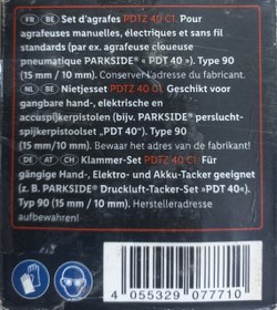 تصویر ست منگنه تایپ 90 پارکساید مدل PDTZ 40 C1 (15 میلی‌متر/10 میلی‌متر) 1600عددی 