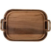 تصویر سینی دسته چوبی 