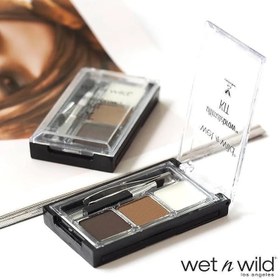 تصویر کیت ابرو وت ان وایلد (Wet N Wild) مدل Ultimate Brow سایه یا کیت ابرو