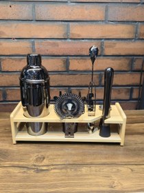 تصویر ست بار سرد 13 تکه دودی 