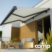 تصویر سایبان بازویی اسکلت قوی مدل دستی مدل پرمیوم الومینیوم کیفیت بالا | شیراز کمپ