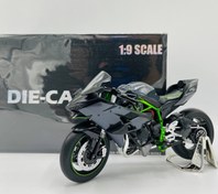 تصویر ماکت موتور فلزی Kawasaki Ninja H2 R مقیاس 1:9 Kawasaki Ninja H2 R