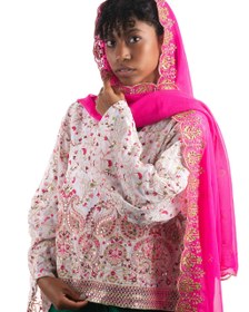 تصویر کت حریر گلدوزی 