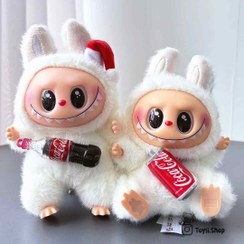 تصویر عروسک لبوبو سری کوکاکولا غیر اصل Labubu Coca Cola series