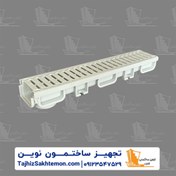 تصویر گاتر عرض ۱۰ سانتیمتر عمق ۵ سانتیمتر جنس ABS و پلی پروپیلن 