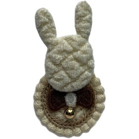 تصویر تکه دوزی کله خرگوش بدون چشم 