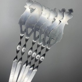 تصویر ست سیخ و استند وَنش مدل شطرنج ۶ عددی 