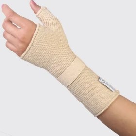 تصویر مچ بند انگشت دار آکریل پشم طب و صنعت ا Wool Acrylic Wrist and Thumb Support Wool Acrylic Wrist and Thumb Support