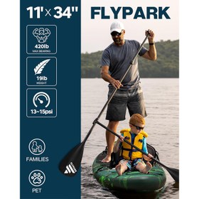 تصویر FLYPARK THRIVE SUPER WIDE INFLATABLE STAND UP PADDLE BOARD 