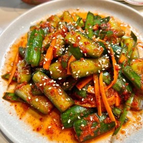 تصویر کیمچی خیار یک کیلویی Cucumber Kimchi