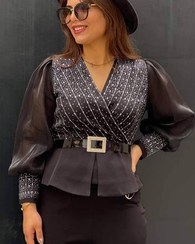 تصویر شومیز نگینی دونا کد (449) 