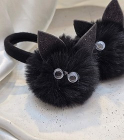 تصویر کش پشمالو ۲ تایی - زرشکی 