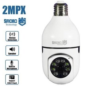 تصویر دوربین مداربسته لامپی اسفیورد مدل Z336 با کیفیت ۳ مگاپیکسل 