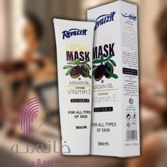 تصویر ماسک صورت حاوی روغن آرگان برند رینوزیت حجم 100 میل 