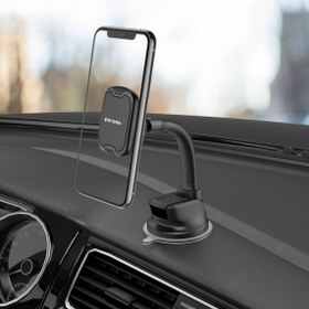 تصویر پایه نگهدارنده پرودو مدل PD-MSCDP Porodo magnetic suntion cup dashboard/windshield car phone holder