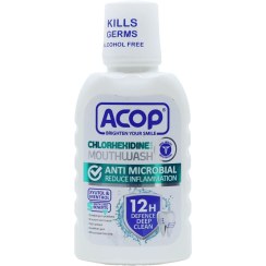 تصویر دهان شویه آکوپ مدل کلرهگزیدین حجم 300 میلی لیتر Acop Chlorhexidine MouthWash 0.2% 300 ml