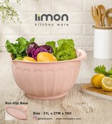 تصویر کاسه میکس ( کنگره ای ) سایز 1 لیمون کد 1986 