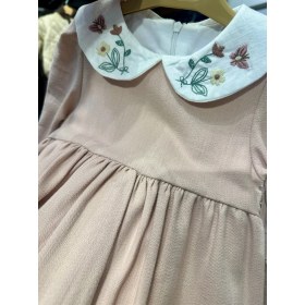 تصویر پیراهن یقه دانتل کد محصول 15751