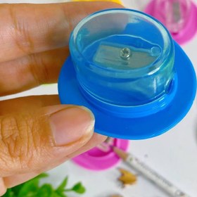 تصویر مداد تراش کلاه - آبی 