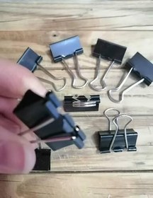 تصویر کلیپس کاغذ Binder clips