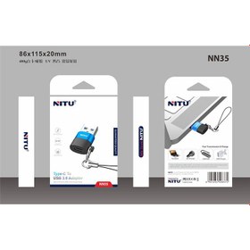 تصویر تبدیل Type-C به USB 3.0 مدل NITU NN35 