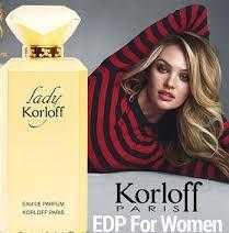 تصویر عطر زنانه لیدی کورلوف طلایی Korloff Lady 