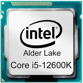 تصویر پردازنده کامپیوتر اینتل مدل Core i5-12600K Alder Lake Tray Intel Core i5-12600K Alder Lake Tray Computer Processor