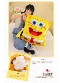 تصویر عروسک اسفنجی باب اسفنجی یک تکه برند y&d 1-Piece Spongebob Squarepants Stuffed Toy