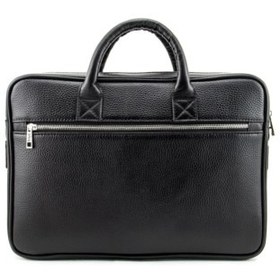 تصویر کیف اداری مردانه تمام چرم آفاق چرم | 2097 رنگ مشکی فلوتر 