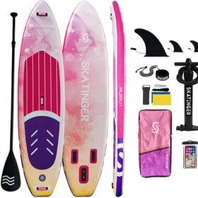تصویر SKATINGER RAPUNZEL PADDLE BOARD - PINK 