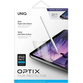 تصویر پیپر صفحه نمایش آیپد پرو 11 اینچ ( نسل 1 تا 3 ) یونیک | Uniq مدل OPTIX 
