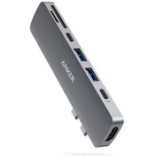 تصویر هاب 7 پورت USB-C انکر مدل A8371 7-in-2 for MacBook 