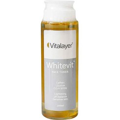 تصویر تونر پاک کننده صورت مدل وایت ویت ویتالیر - 200 میلی لیتر Vitalayer Whitevit Face Toner - 200 ml