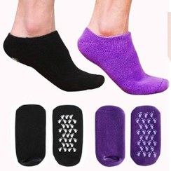 تصویر جوراب زنانه مچی سیلیکونی اسپا بسته ۲ عددی 