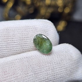 تصویر نگین سنگ طبیعی زمرد معدنی زامبیا کد 36479 