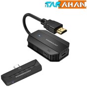 تصویر آداپتور صوتی تصویری بی سیم پاورولوژی مدل PHDMAC Powerology Wireless HDMI Type-C Adapter Audio & Video PHDMAC