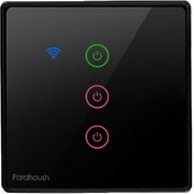 تصویر کلید لمسی سه پل WIFI+RF فراهوش 