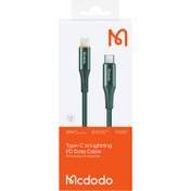 تصویر کابل تایپ سی به لایتنینگ مک دودو مدل CA-9961 ا USB-C To Lightning Cable Mcdodo CA-9961 USB-C To Lightning Cable Mcdodo CA-9961
