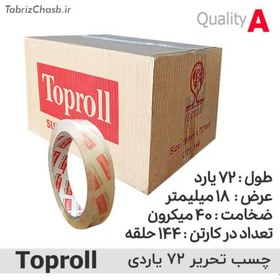 تصویر نوارچسب تحریر بزرگ 1.8 سانت TopRoll (تعداد 144عددی) 