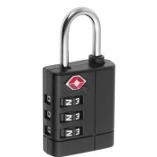 تصویر قفل چمدان مدل TSA رنگ مشکی 