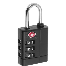 تصویر قفل چمدان مدل TSA رنگ مشکی 