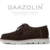 تصویر کفش روزمره هایزنبرگ گازولین قهوه‌ای سوخته جیر – GAAZOLIN Heisenberg Shoes Dark Chocolate S 