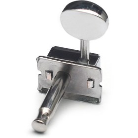 تصویر ماشین هد وینتج گیتار الکتریک با آرایش 6In Line رنگ سیلور 