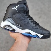 تصویر کتونی جردن 6 MVP / مشکی زیره سفید کف آبی کد641 