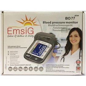 تصویر فشارسنج امسیگ مدل BO77 ا EmsiG BO77 Blood Pressure Monitor EmsiG BO77 Blood Pressure Monitor