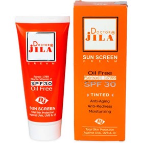 تصویر کرم ضدآفتاب دکتر ژیلا SPF30 فاقد چربی رنگی 65 میل ا Dr.Jila Oil Free SPF30 Tinted Sunscreen 65ml Dr.Jila Oil Free SPF30 Tinted Sunscreen 65ml