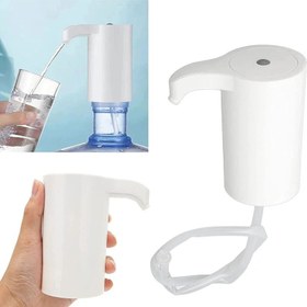 تصویر پمپ آب شارژی سفید 