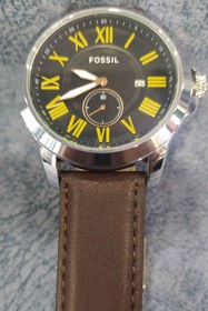 تصویر ساعت فسیل FOSSIL مدل R356 - بنده قهوه‌ای FOSSIL (R356)