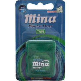 تصویر نخ دندان نازک مینا با اسانس نعنا ۵۰ متر 